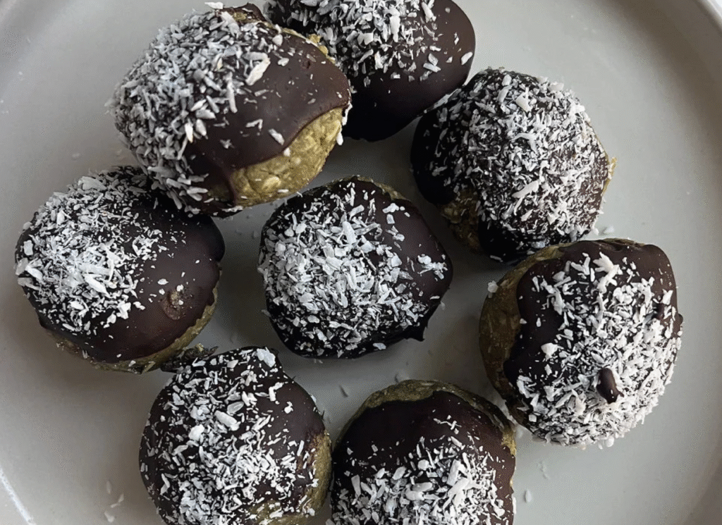 Trufas proteicas con Matcha Focus